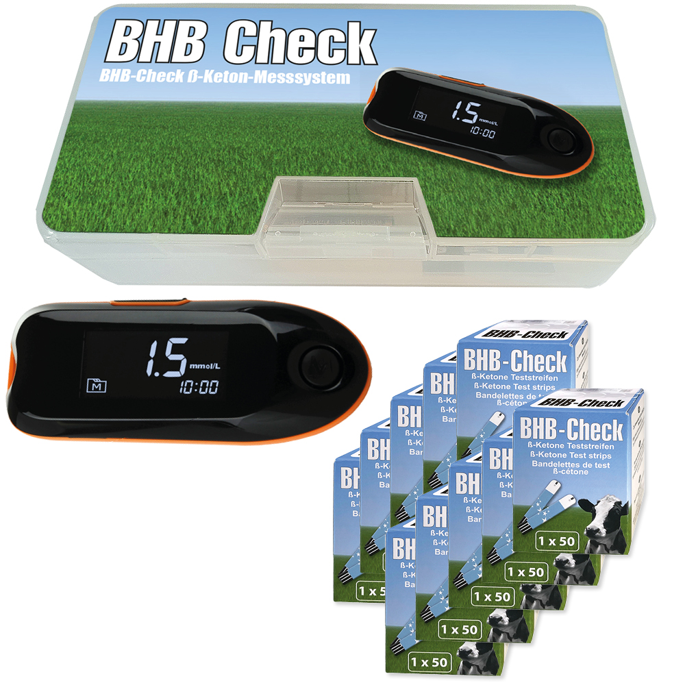 BHB-Check Keton Messgerät + 500 Teststreifen