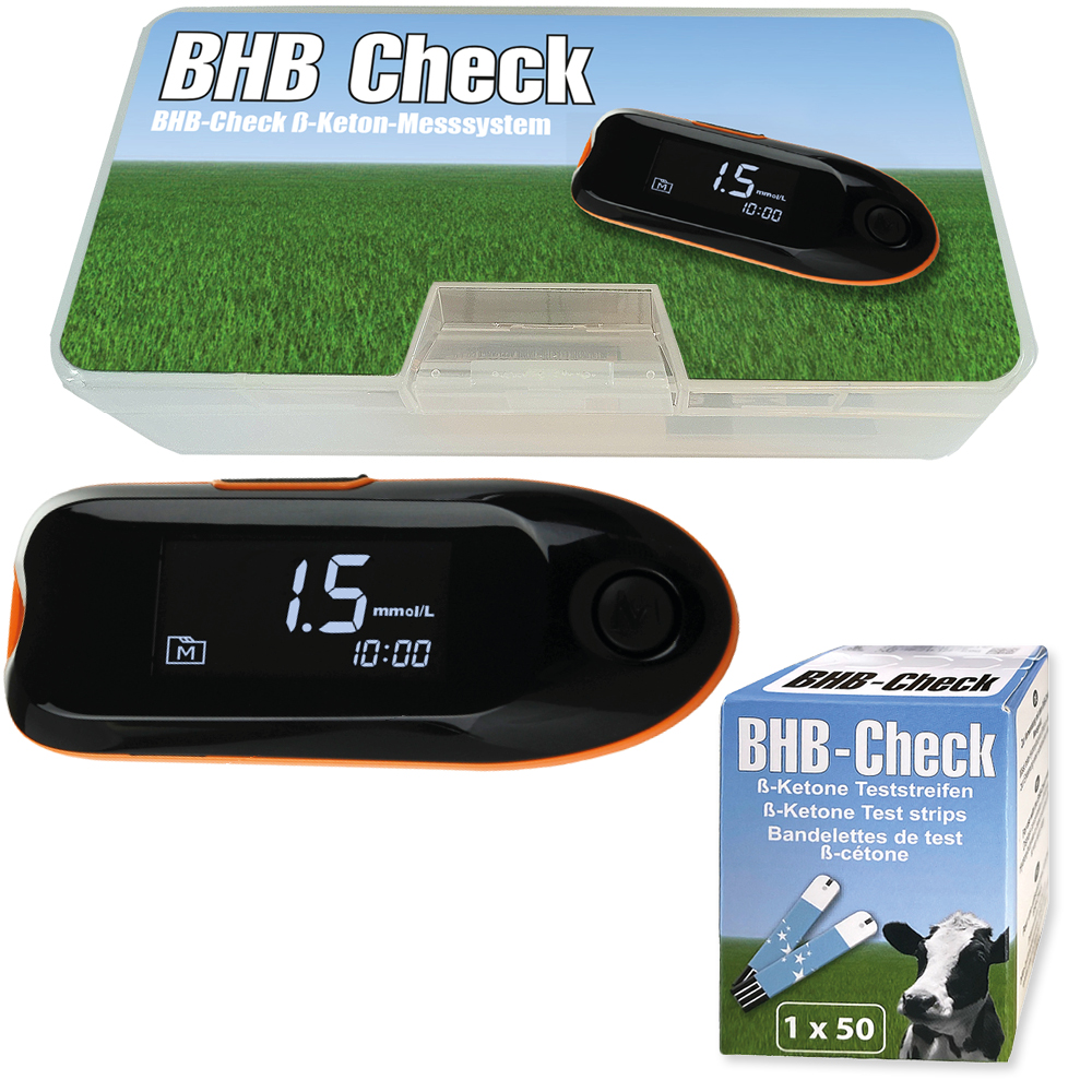 BHB-Check Keton Messgerät + 50 Teststreifen